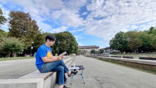 折りたたみテーブルだけ使って公園で休日を満喫してみた！【ゆるアウトドア】