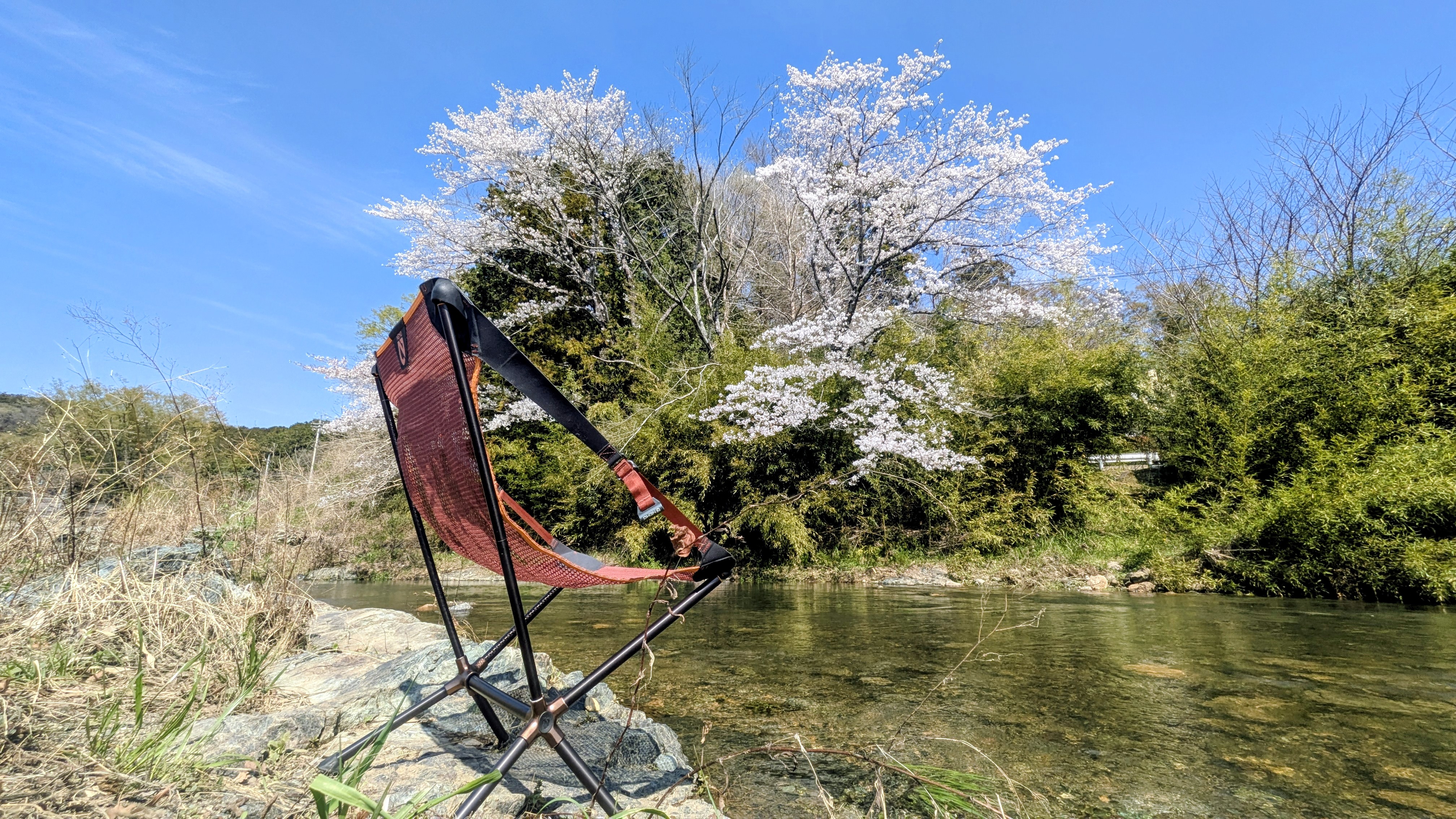 桜は、上から見ると味がある！｜池袋から電車で1時間の埼玉県越生でお花見チェアリングと山登り